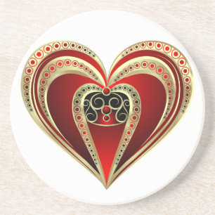 Royal Heart Zandsteen Onderzetter