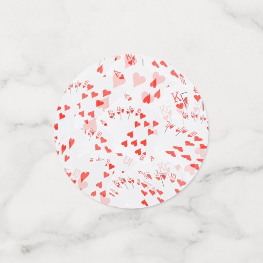 Royal Hearts Flush Layered, Confetti (Kleine voorkant)