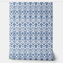 Royal Heirloom Petite - Blauw, Wit Behang