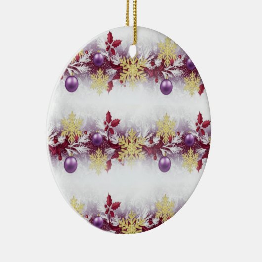 Royal Holiday Garland — Festive Ornament Design (Rechts)