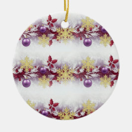 Royal Holiday Garland — Festive Ornament Design