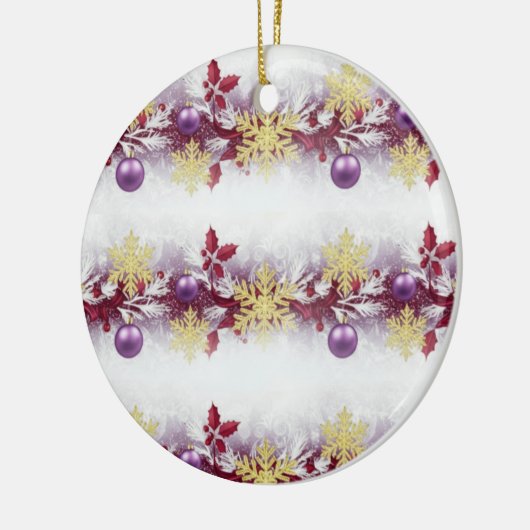Royal Holiday Garland — Festive Ornament Design (Links)