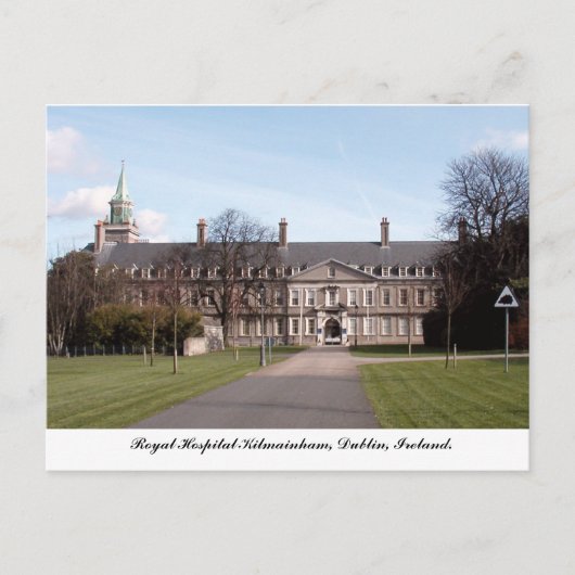 Royal Hospital Kilmainham, Dublin Ierland Briefkaart (Voorkant)