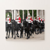 Royal Household Cavalry, Londen, Engeland Legpuzzel (Horizontaal)