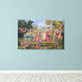 Royal Hunt uit Isfahan, Iran Canvas Afdruk (Insitu (Houten vloer))