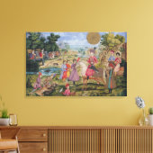 Royal Hunt uit Isfahan, Iran Canvas Afdruk (Insitu (Woonkamer))