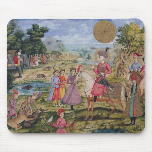Royal Hunt uit Isfahan, Iran Muismat (Voorkant)