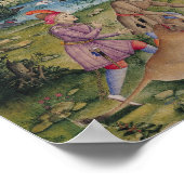 Royal Hunt uit Isfahan, Iran Poster (Hoek)