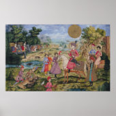 Royal Hunt uit Isfahan, Iran Poster (Voorkant)