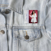 Royal Ice Pageant Sash Button Pin (In situ)