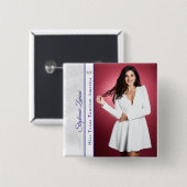 Royal Ice Pageant Sash Button Pin (Voorkant /achterkant)