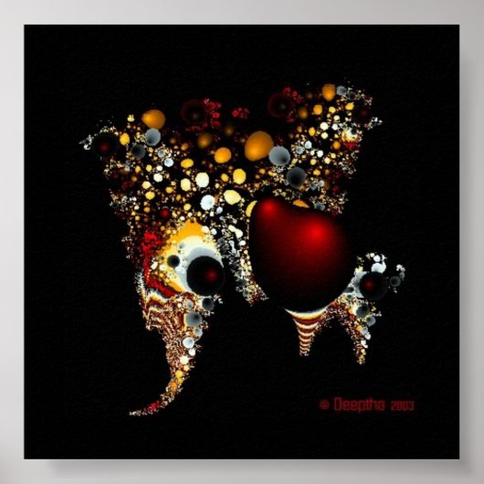 Royal Indian Elephant Poster (Voorkant)