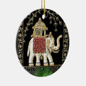 ROYAL INDIAN ELEPHANT RIDE ZARI ART KERAMISCH ORNAMENT (Rechts)