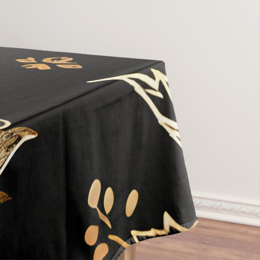 Royal Indian Luxe Zwart & Goud Tafelkleed (Voorbeeld)