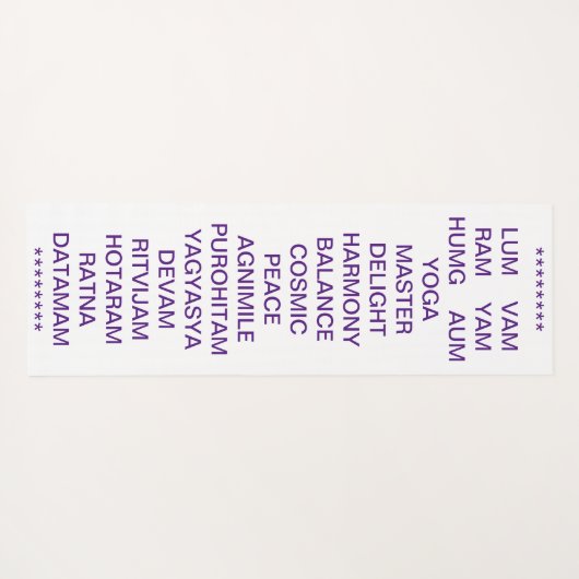 Royal Indian Yogamat (Achterkant (horizontaal))