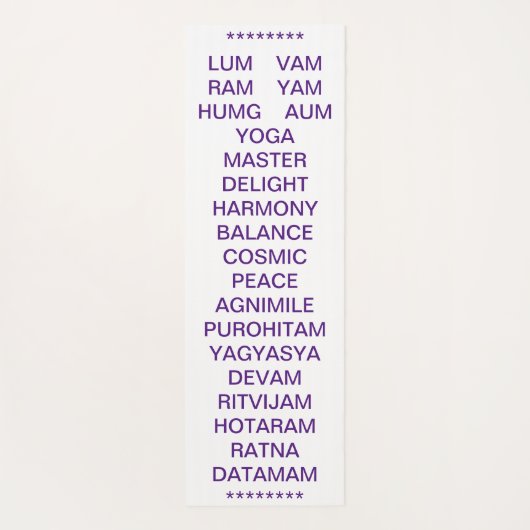 Royal Indian Yogamat (Achterkant)