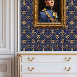 Royal Indigo Baroque Princesscore Behang
