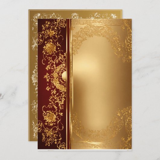 Royal Invitation Kaart (Voorkant / Achterkant)