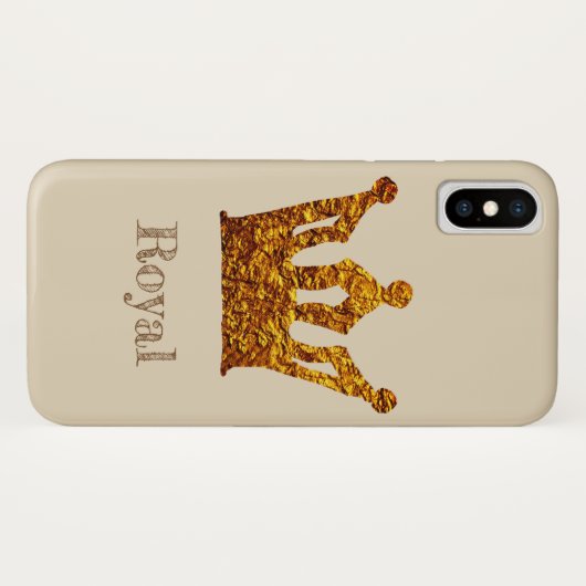 Royal iPhone X, nauwelijks daar Case-Mate iPhone Case (Achterkant (horizontaal))