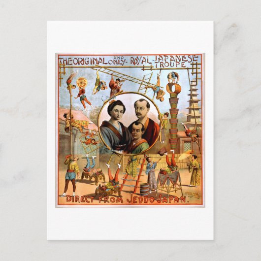 Royal Japanse forel 1892 Briefkaart (Voorkant)