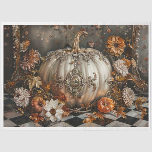 Royal Jeweled Pumpkin Tissuepapier (Voorkant)