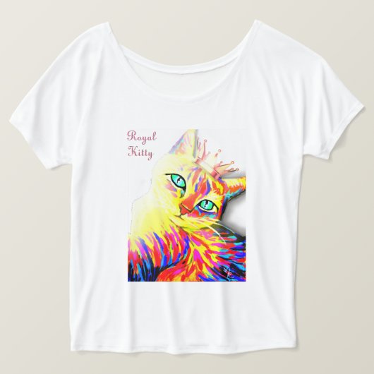Royal Kat Womens Top (Design voorkant)