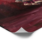 Royal Kathak Mudra Classical Dance Heritage Art Poster (Hoek)