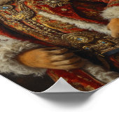 Royal Keeshond Portrait Poster (Hoek)