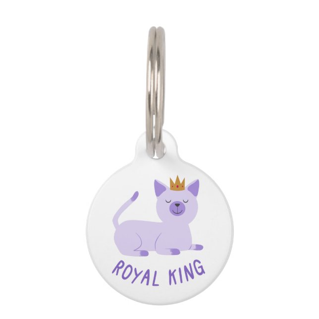 ROYAL KING Cat Huisdierpenning (Voorkant)