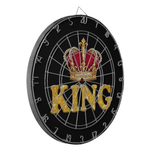 Royal King Crown Dartbord (Voorkant Links)