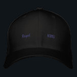 Royal King Printed Black Wool Stylish Outfit-Hat  Geborduurde Pet<br><div class="desc">Own your crown with this dynamic Basic Flexfit Wool Cap, “KING” front side, “RICH” back side Printed , "Royal" front right, "Power" left side, "Pride" Right side Custom Text Printed, Perfect for those who lead with power and wear their pride like a crown every day. Crafted for premium comfort and...</div>