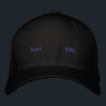 Royal King Printed Black Wool Stylish Outfit-Hat Geborduurde Pet<br><div class="desc">Own your crown with this dynamic Basic Flexfit Wool Cap, “KING” front side, “RICH” back side Printed , "Royal" front right, "Power" left side, "Pride" Right side Custom Text Printed, Perfect for those who lead with power and wear their pride like a crown every day. Crafted for premium comfort and...</div>