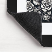 Royal King & Queen of Hearts Skulls & Rozen Muismat (Hoek)