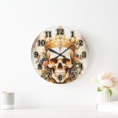Royal King Skull Wall Clock Grote Klok (Huis)