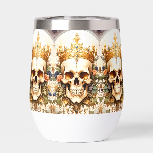 Royal King Skull Waterfles (Achterkant)