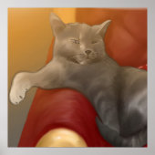 Royal Kitten King Poster (Voorkant)