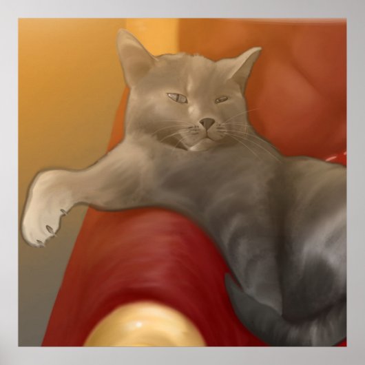 Royal Kitten King Poster (Voorkant)