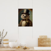 Royal Koala Print, Aangeklede Dierenprint, Renaiss Poster (Keuken)