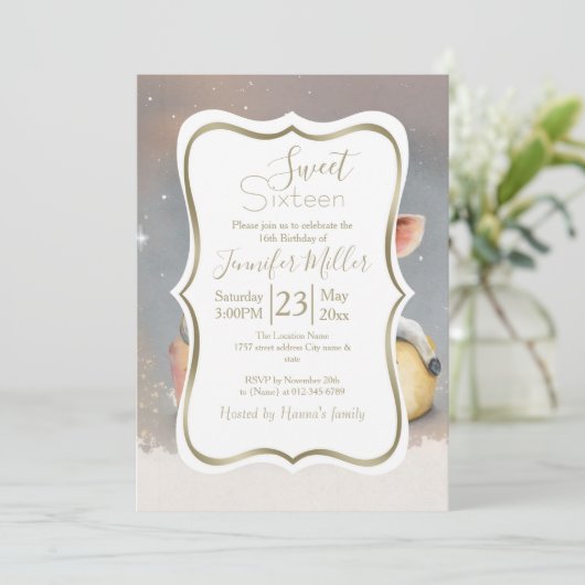 Royal Koe droomt op Cheese Throne Kaart (Staand voorkant)