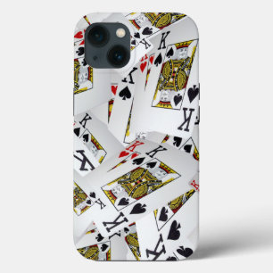 Royal Layer: een stapel van Kings Poker Cards Case-Mate iPhone Case