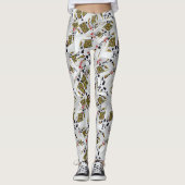Royal Layer: een stapel van Kings Poker Cards Leggings (Voorkant)