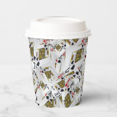 Royal Layer: een stapel van Kings Poker Cards Papieren Bekers (Links)