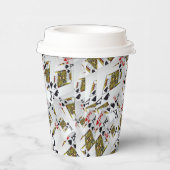 Royal Layer: een stapel van Kings Poker Cards Papieren Bekers (Rechts)