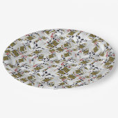 Royal Layer: een stapel van Kings Poker Cards Papieren Bordje (Gekanteld)