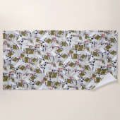 Royal Layer: een stapel van Kings Poker Cards Strandlaken (Voorkant)