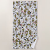 Royal Layer: een stapel van Kings Poker Cards Strandlaken (Voorkant)