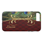 Royal Leather Pauw iPhone 7 Plus Monogram Hoesje (Achterkant (Horizontaal))