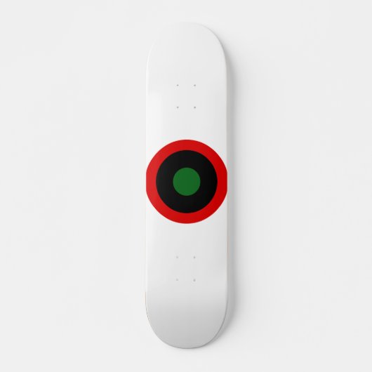 Royal Libyan Air Force Roundel (1951-1969) Persoonlijk Skateboard (Voorkant)