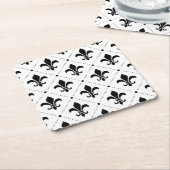 Royal Lily ornament Papier Onderzetter (Schuin)