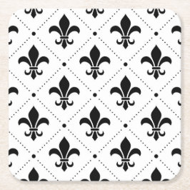 Royal Lily ornament Papier Onderzetter